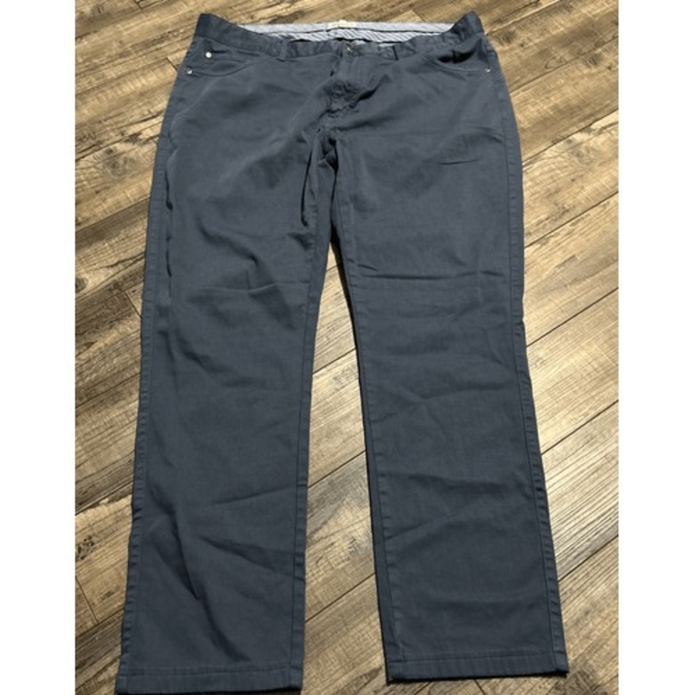 Peter Millar Pants Mens 40x30 Blue Crown Ultimate Sateen Five Pocket MEOB39